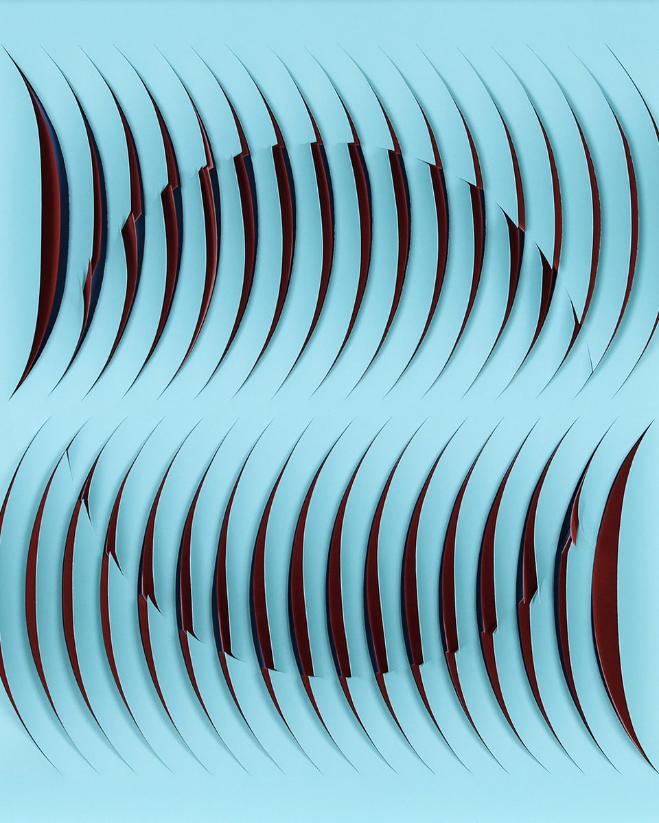 A captivating new artwork by Katherine Rose, as she crafts paper with careful precision and vision. This piece is an optical play on the eyes, as direction, depth, and line are the main attraction and invites you to take a closer look!

Artwork featured:
Circle 7, 62 x 62cm