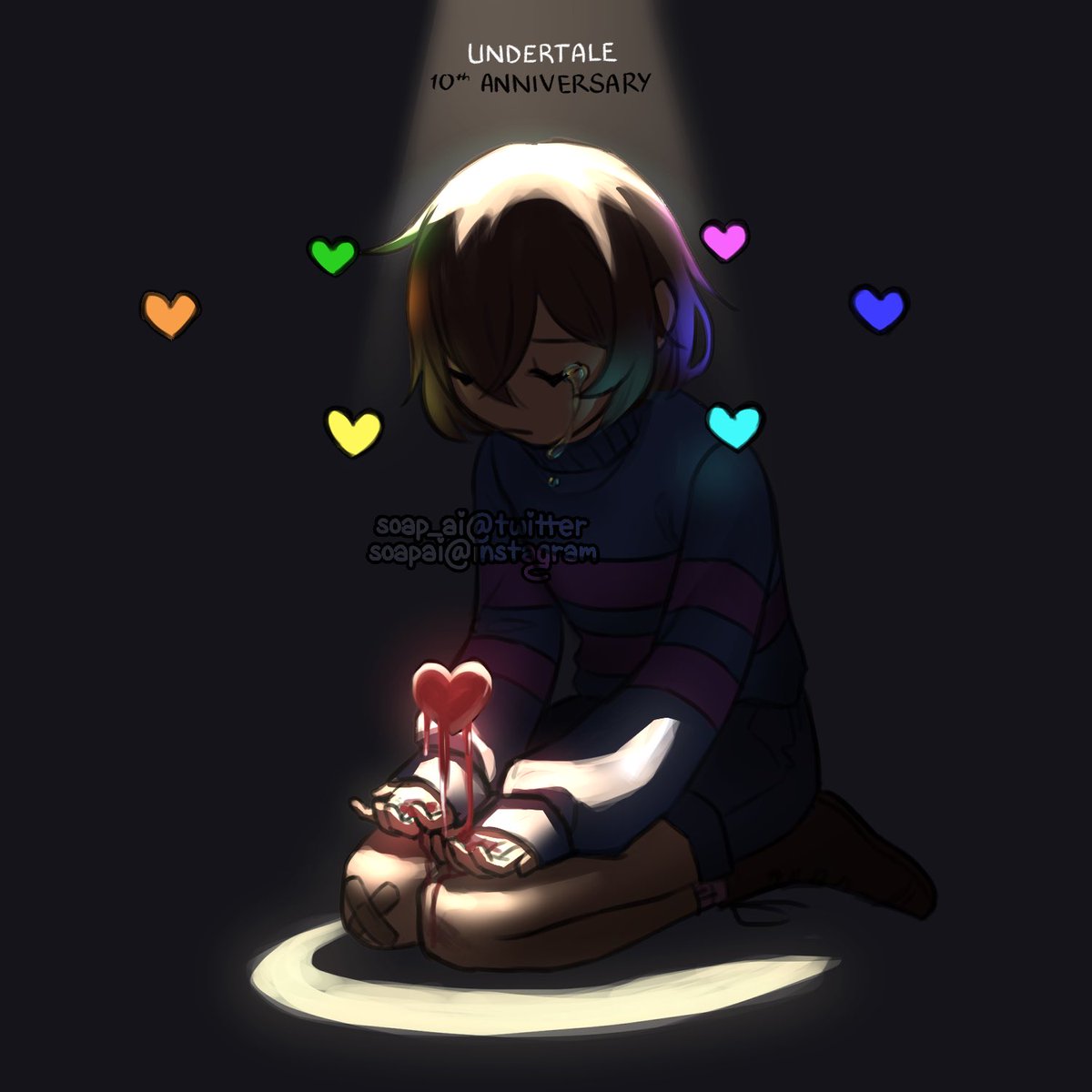 soap_ai's tweet image. not my usual post but wanted to repurpose an old drawing to honour 10th anniversary of undertale haha undertale was such a core part of my artist journey and I don’t think I’d be drawing if I hadn’t discovered it
#undertale #undertale10thanniversary
