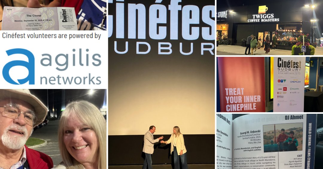 We’re proud to be the Official Volunteer Sponsor of <a href="/CinefestSudbury/">Cinéfest Sudbury International Film Festival</a>  and no one is prouder than our Dir of Sales, Karen Mathewson.

She had the chance to welcome the audience ahead of the international film, DJ Ahmet, and even squeezed in a showing of The Choral.
<a href="/TwiggsCoffee/">Twiggs Coffee</a>