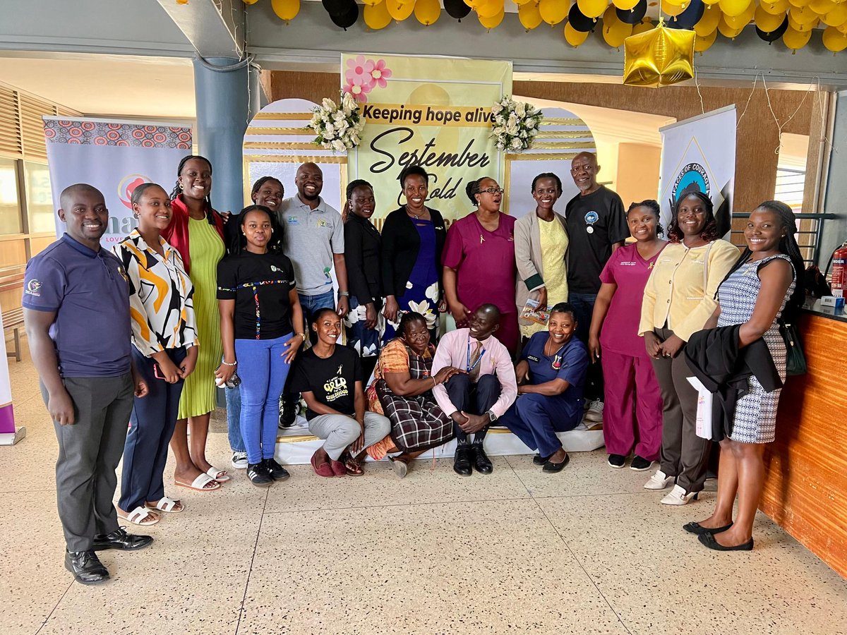 UgandaCancerIns's tweet photo. Today, we held an Open Day in honor of Childhood Cancer Awareness Month! 💛 September is a time to shine a light on the brave kids fighting cancer. 🌟 What are you doing to create awareness and support these young heroes? 🤝 #ChildhoodCancerAwareness #FightCancerUg #SeptemberGold