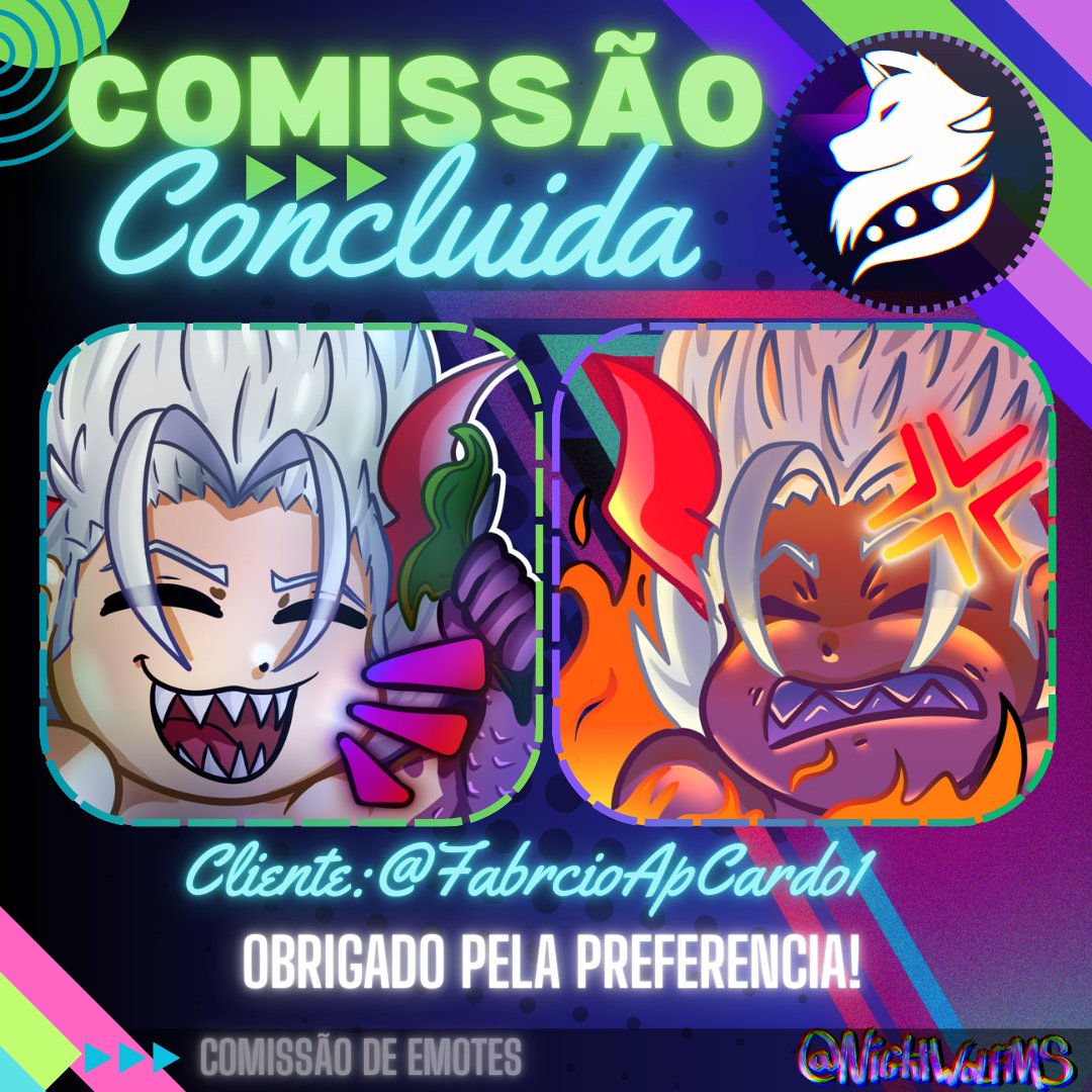 BOM DIA SERES HUMANOS!

Mais um amanhecer e ja temos uma comissão de emotes bem rapidinha concluída!
-
 Lembrando que ainda estamos com comissões de emergência abertas e um precinho bem acessível!

#comission #commissionsopen #emotes