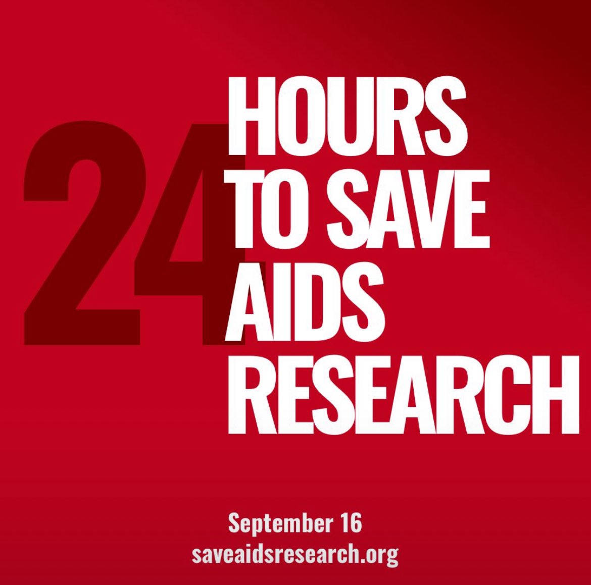 Shashika Bandara (@shashikalb) on Twitter photo Today at 11 AM EDT join us on "24 Hours to save AIDS Research"! I will be speaking from governance & building solidarity perspectives. Experts/leaders who have dedicated their entire lives to HIV/AIDS research, will also be speaking. 
Learn more: saveaidsresearch.org Today at 11 AM EDT join us on "24 Hours to save AIDS Research"! I will be speaking from governance & building solidarity perspectives. Experts/leaders who have dedicated their entire lives to HIV/AIDS research, will also be speaking. 
Learn more: saveaidsresearch.org