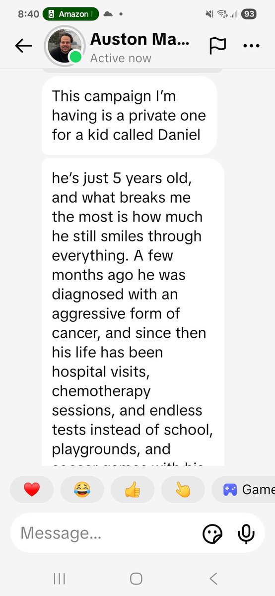 johnisabusman's tweet photo. @AM34 Hey, is this you on TikTok? There's an account with your name and content. They are asking for charity donations for your birthday. Idk how to verify the account on TikTok https://t.co/1sZqUSB35q