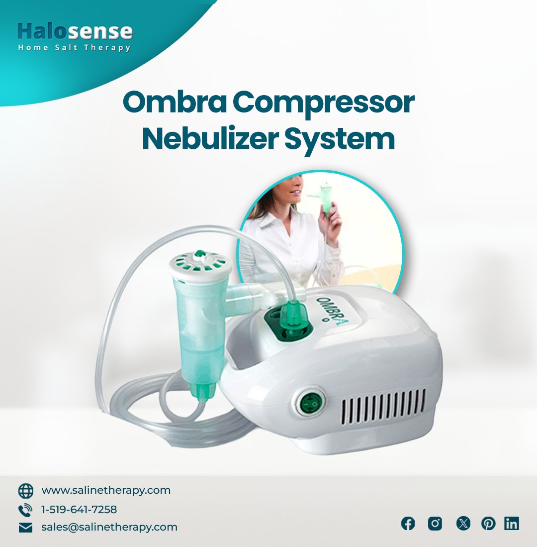 HomeSaltTherapy's tweet image. Don’t let breathing troubles slow you down.

The Ombra Compressor Nebulizer System gives you fast, effective relief — anytime, anywhere.

salinetherapy.com/shop

#Halosense #Nebulizer #RespiratoryCare #BreatheBetter #LungHealth #HomeSalttherapy #OmbraNebulizer #Salttherapy