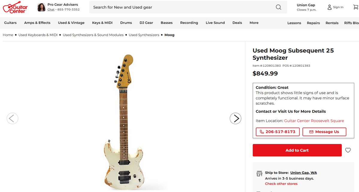 codewizard58's tweet image. Not quite @guitarcenter  : )