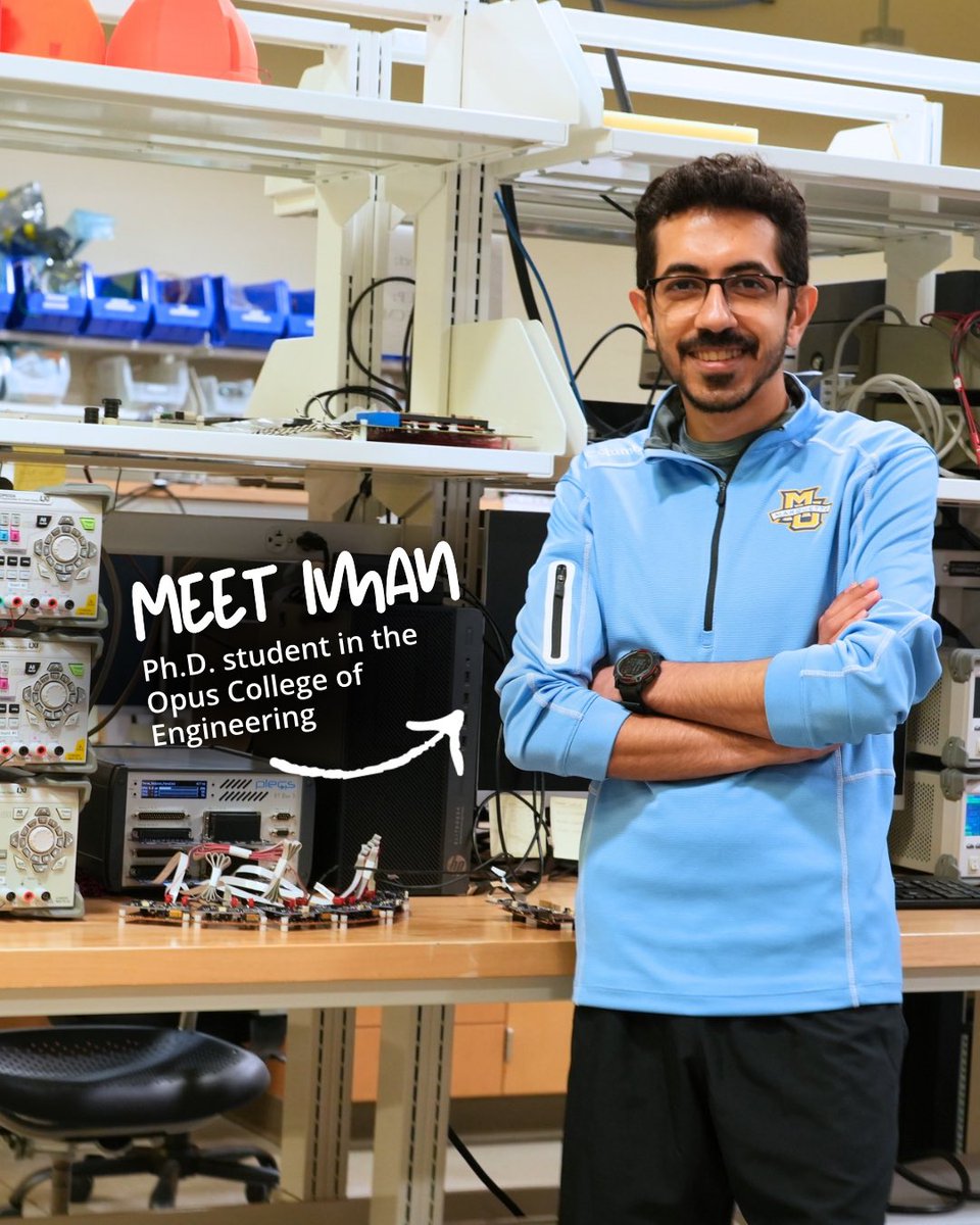 Meet Iman Hosseini, a Ph.D. student in the Opus College of Engineering 👋

📲 Interested in sharing your research or graduate experience? Message @mugradschool on Instagram for a chance to be featured!

#WeAreMarquette