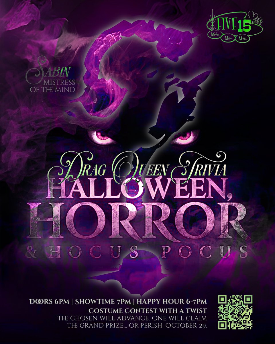 Five15royaloak's tweet image. From Utica Queen to Halloween Fab – Drag, Glitter &amp;amp; Ghouls Await!- mailchi.mp/five15/schitts…