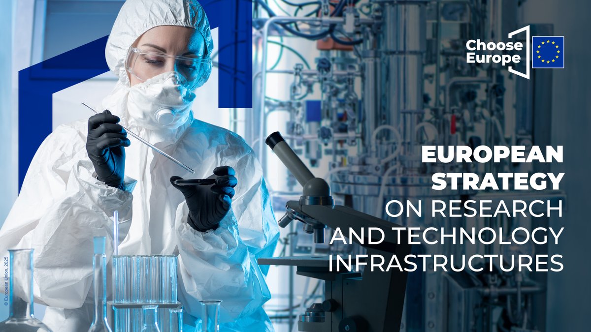 World-class research &amp; technology infrastructures are essential to Europe’s leadership in science &amp; technology. 

Our new strategy mobilises investment &amp; provides the long-term vision needed to stay ahead: link.europa.eu/WrpJ3v