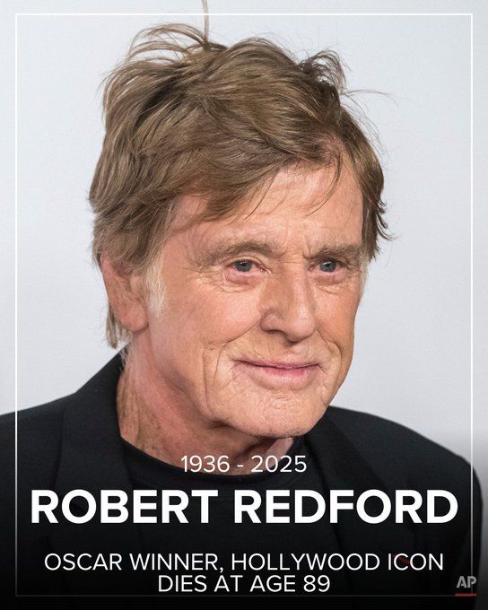 打破：奥斯卡奖得主和好莱坞偶像罗伯特·雷德福（Robert Redford）去世了 - >” /></p>
<div id=