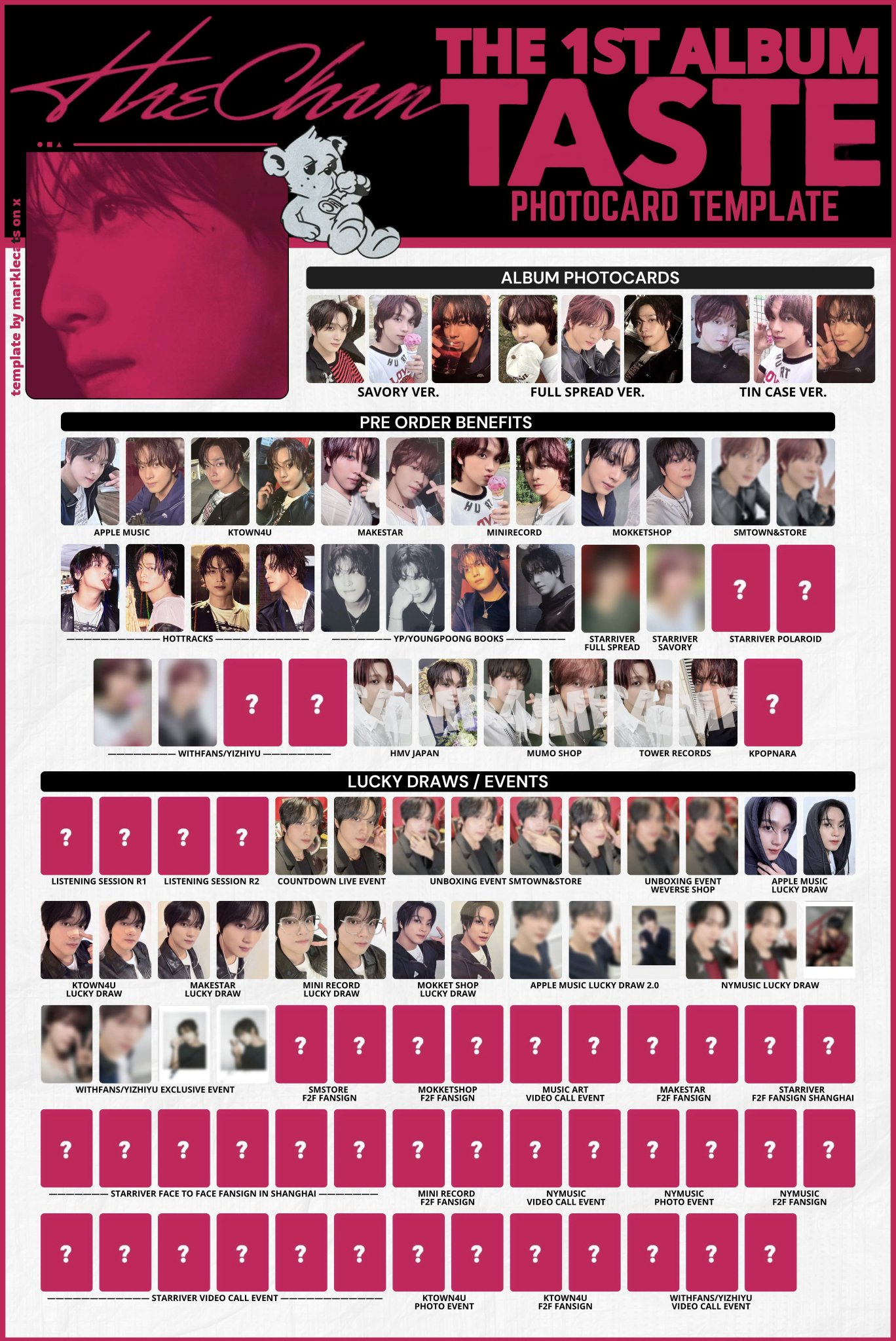 NCT 127 DREAM ヘチャン TASTE K POP NARA トレカ NCT 127 DREAM ヘチャン TASTE K POP NARA トレカ ✨ NEW