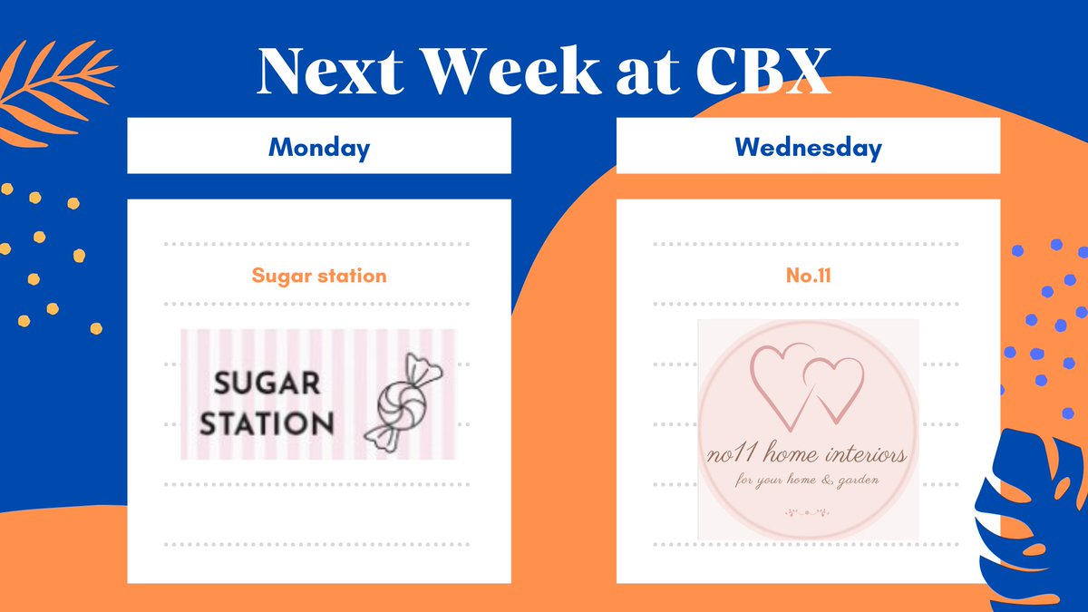 Starting off sweet next week 🍬