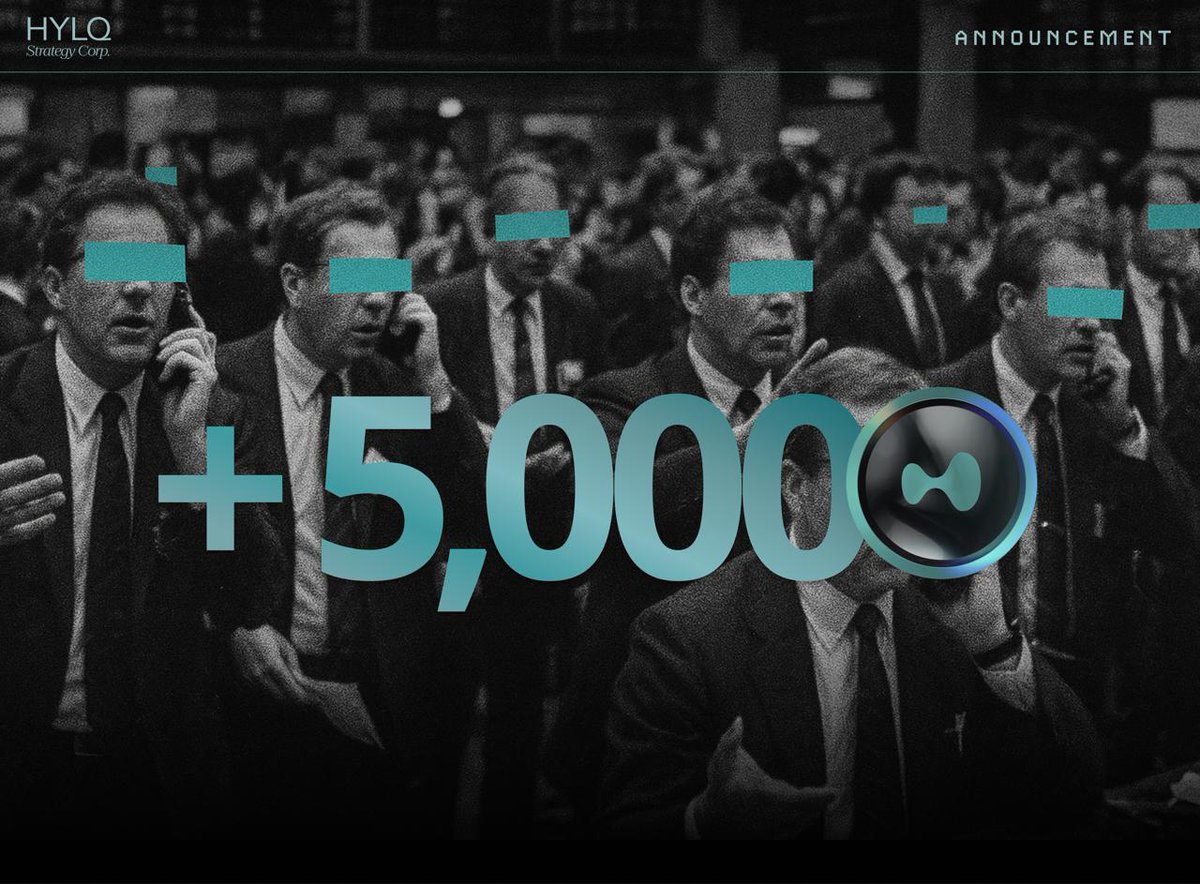 We purchased an additional 5,000 $HYPE 

Avg Price: $52.468 USD 
Purchase total: $262,340 USD   

Over the next couple weeks, we'll continue to buy $HYPE.

$HYLQ now owns 38,961.53 $HYPE 

Hyperliquid.