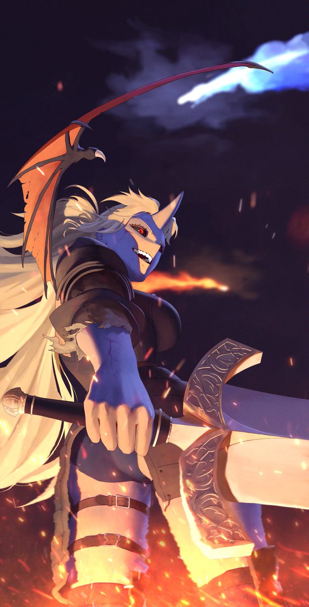 aqwariate's tweet image. Immortal Demon Lord Atofe