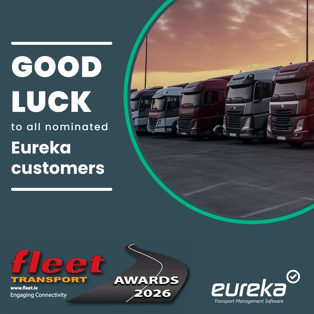 🏆 We’re delighted to announce that Eureka will be attending the #FleetTransportAwards 2026!

We’re looking forward to celebrating another incredible year for the #transport and #logistics industry and cheering on our customers who have been nominated

#Awards #Celebration