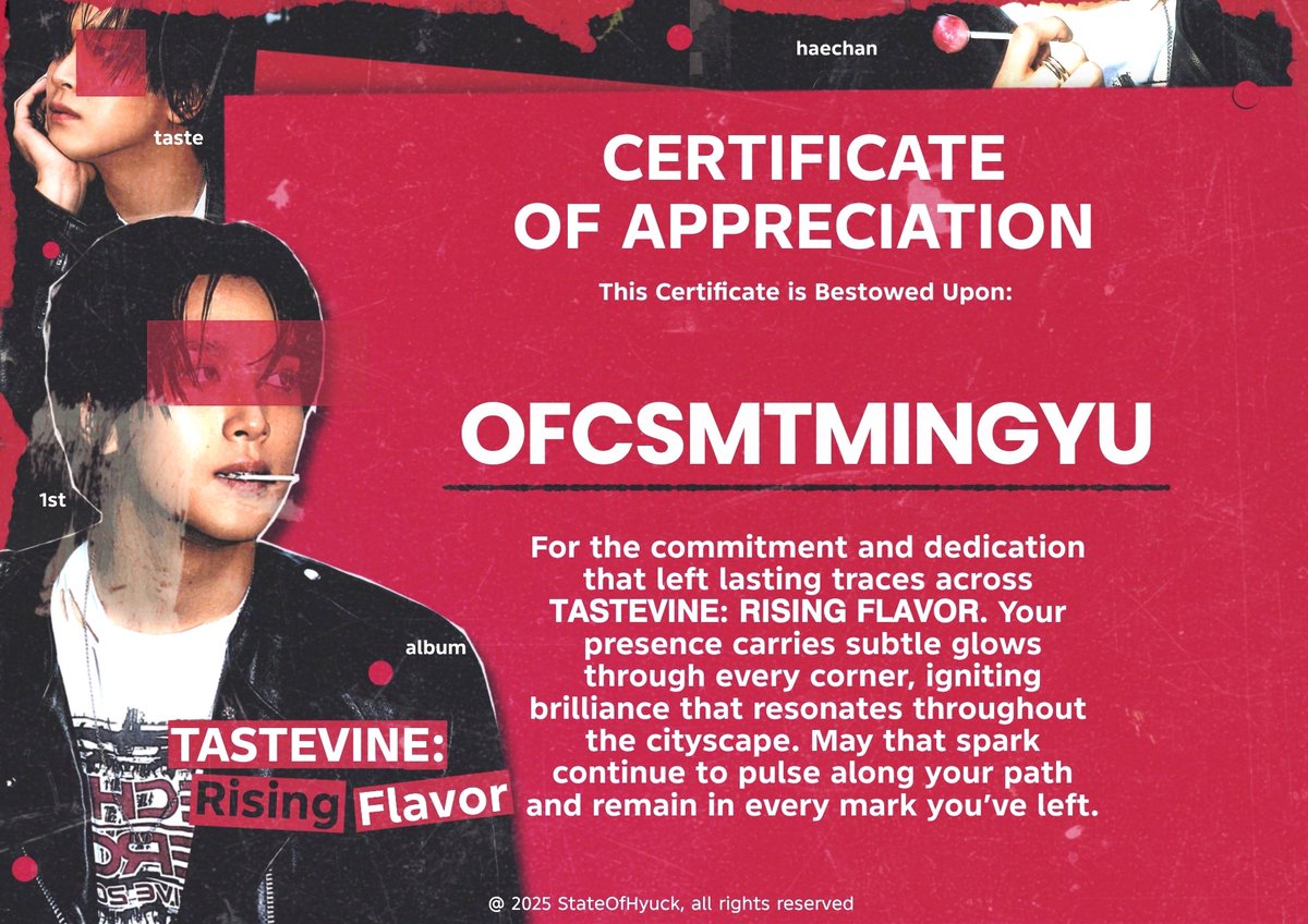 Thanks to <a href="/OfStateHyuck/">OfStateHyuck</a> for trusting us to be your media partner. We truly appreciate the opportunity and look forward to a successful collaboration.