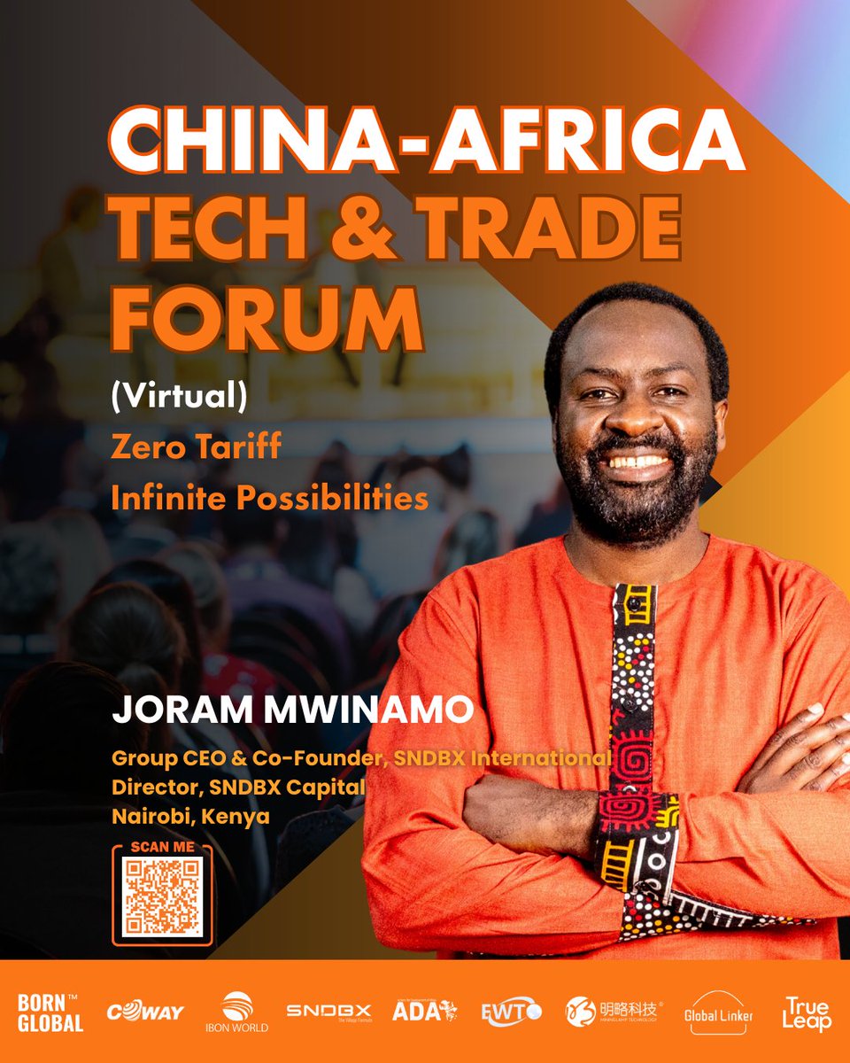 Join SNDBX CEO <a href="/Jorammwinamo/">Chief Entrepreneur</a> alongside other global leaders to unpack growth, innovation &amp; partnerships at the China–Africa Tech &amp; Trade Forum

📅 Sept 24 | 📍 TrueLeap
🔗 app.trueleap.io/marketplace/ev…