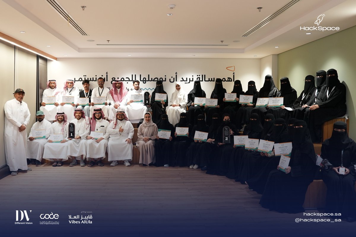 hackspace_sa's tweet photo. نبارك لكل الفائزين في هاكاثون الأمن السيبراني Vibes AlUla | ڤايبز العلا 🚀🌟

رافقناكم منذ بداية الرحلة، شهدنا إصراركم وجهودكم وفوزكم هو بداية لانطلاقة إنجاز أكبر في مستقبلكم، فخورين بكم ونتطلع لإنجازات أكبر من قبل جميع المشاركين في مجال الأمن السيبراني.

#HackSpace #VibesAlUla https://t.co/NQrV5NITRi