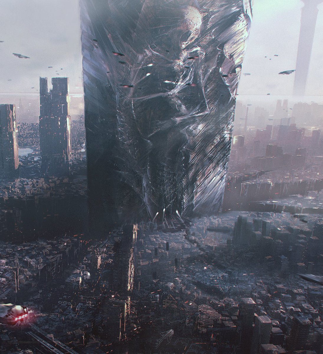 kimuraconcept's tweet image. sfコンセプトアート練習
「Invasion」
#conceptart