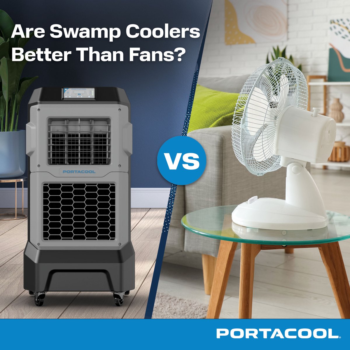 Whether you call them swamp coolers or evaporative coolers, there are several key differences between them and fans.

Click the link below to discover what those differences are and why they matter.

hubs.la/Q03GX0Bf0

#Portacool #EvaporativeCooling #SwampCooler