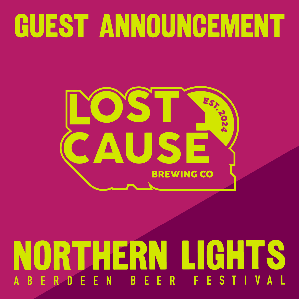 fiercebeer's tweet photo. ✨ Guest Announcement✨

We are thrilled to welcome @LostCauseBrew to next years beer festival lineup🍻

🎟️Don’t forget to grab your tickets now!

Get them here:
https://t.co/LWEH2X79h2 https://t.co/T8rylMcnpD