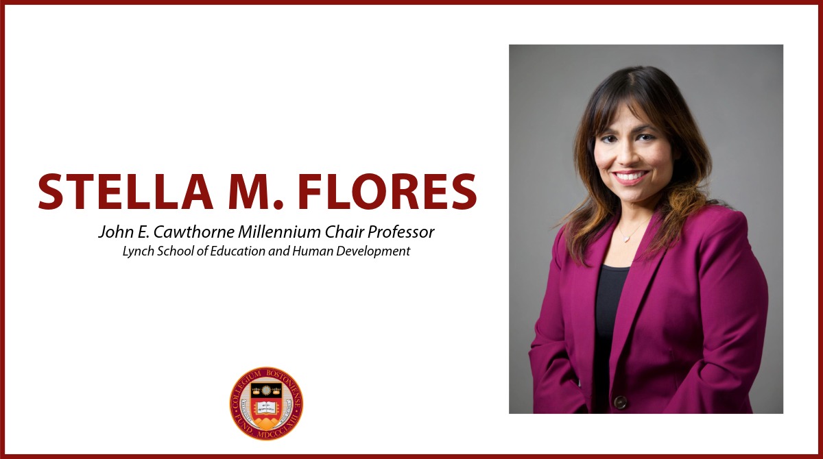 BostonCollege's tweet image. The @BCLynchSchool welcomed Stella M. Flores, a national expert on the impact of policy on college access and success for students across the K–20 pathway. She has been named the John E. Cawthorne Millennium Chair Professor. on.bc.edu/StellaFlores