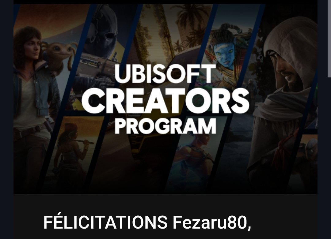 I am a <a href="/Ubisoft/">Ubisoft</a> partner 🫡🥳