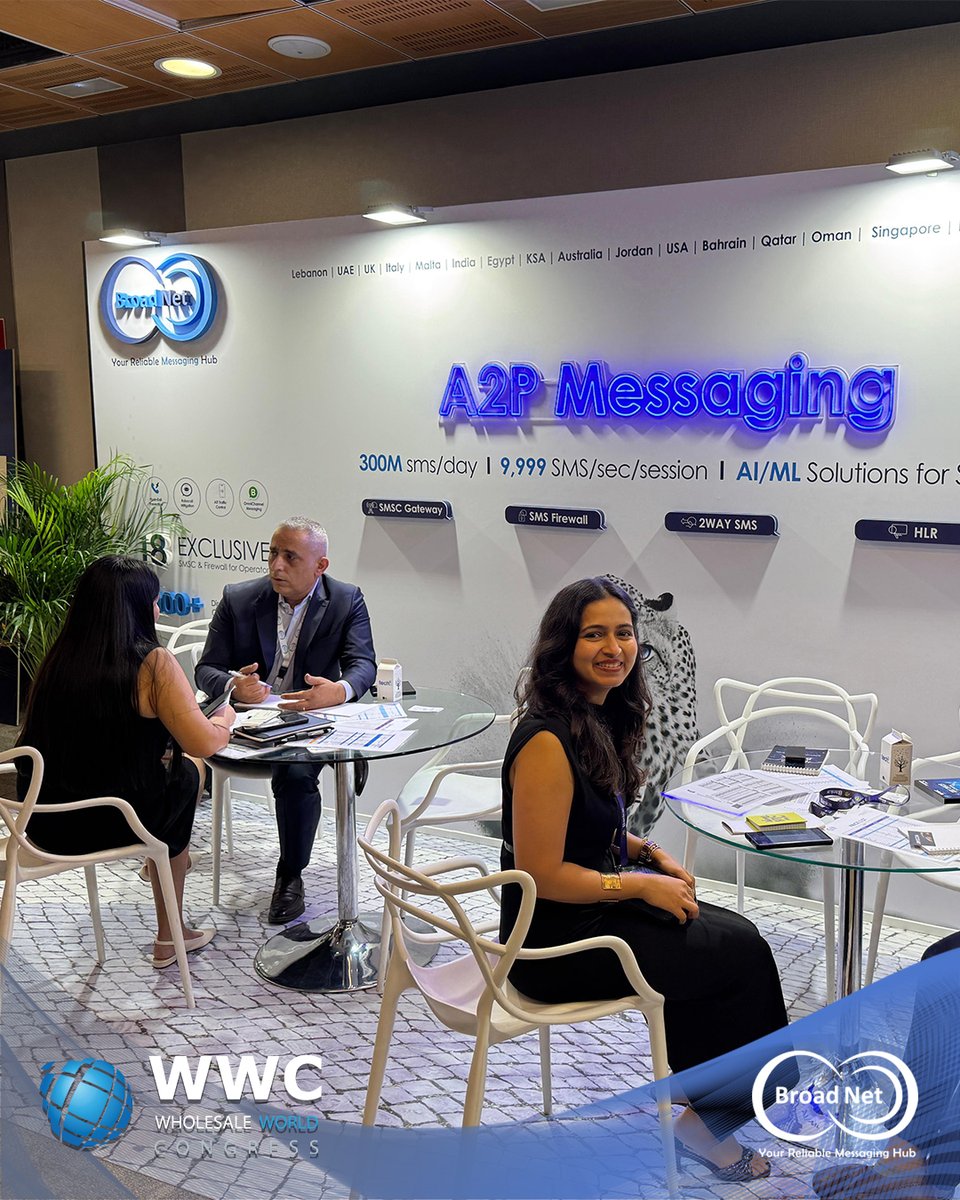 broad_net's tweet image. ✨ WWC Madrid – Day 1 Highlights! 
An incredible start filled with inspiring meetings, great connections, and energy at our booth. We’re just getting started! 
See you tomorrow for more exciting conversations! 
#WWCMadrid2025 #TelecomInnovation #BroadNet #KeepingTheWorldConnected