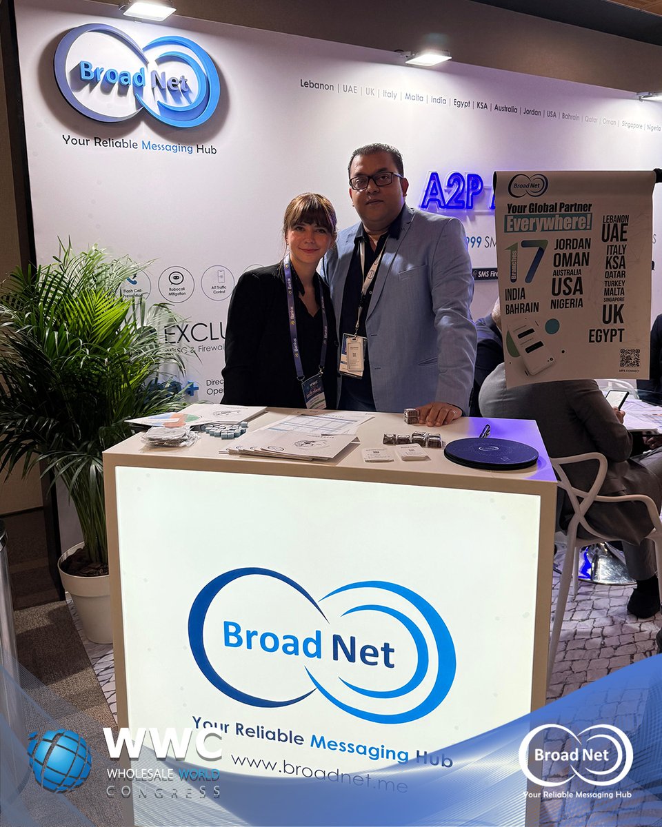 broad_net's tweet image. ✨ WWC Madrid – Day 1 Highlights! 
An incredible start filled with inspiring meetings, great connections, and energy at our booth. We’re just getting started! 
See you tomorrow for more exciting conversations! 
#WWCMadrid2025 #TelecomInnovation #BroadNet #KeepingTheWorldConnected