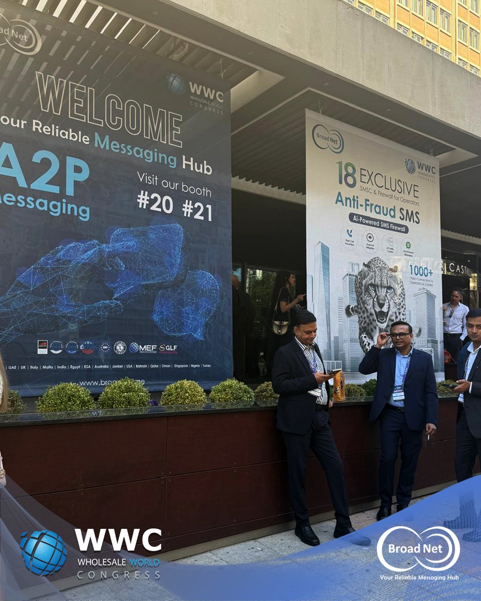 broad_net's tweet image. ✨ WWC Madrid – Day 1 Highlights! 
An incredible start filled with inspiring meetings, great connections, and energy at our booth. We’re just getting started! 
See you tomorrow for more exciting conversations! 
#WWCMadrid2025 #TelecomInnovation #BroadNet #KeepingTheWorldConnected