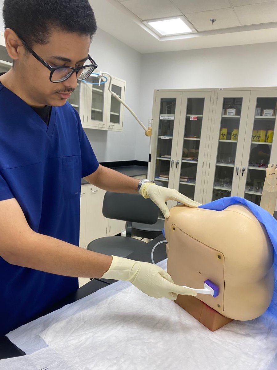 jcsc_ksau's tweet photo. Day 2 | #HealthCareSimulationWeek2025
Hands-on training workshop: Lumbar Puncture 💉
Building clinical skills through simulation for safer patient care.
By Dr. Bashayer Al-Qathami
📍 KSAU-HS Clinical Simulation Center, Jeddah
#MedicalEducation #KSAUHS #SimulationWeek2025 https://t.co/3IeWUTxoNk