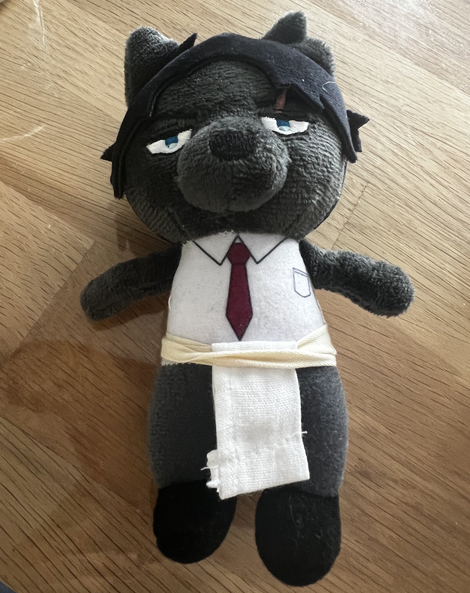 れいやん　ぬい服とお靴 ぬい服制作🩵うさみみとしっぽがポイントのぬい服を制作しました