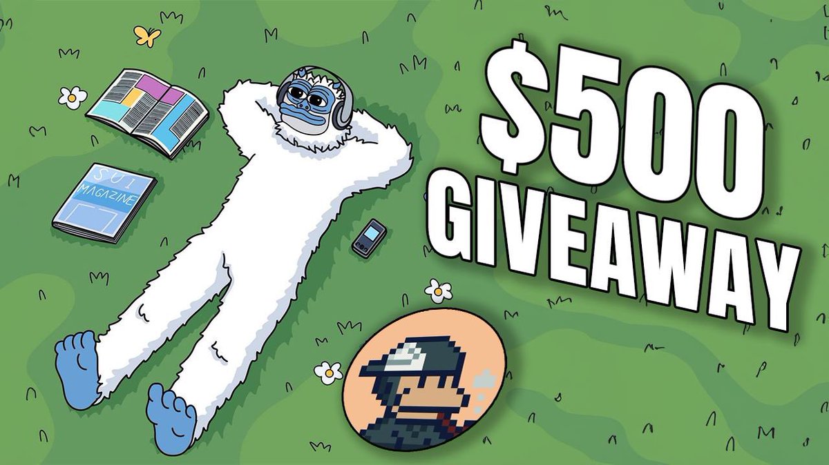 Partnered up with Lofi to give away $500 in $LOFI + $SUI ($100 each to 5 winners) 🥶

How to enter:
- Follow <a href="/lofitheyeti/">Lofi The Yeti</a>, <a href="/eyezenhour/">eye zen hour 🥶</a>, <a href="/thedomwoods/">dom woods</a>, &amp; <a href="/oCalebSol/">Caleb</a> 
- Like &amp; RT 
- Tag 2 friends 

48H ⏳