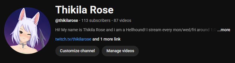 We are still a very small bean in the big world of streamers and content creators, but i try my best and we are slowly growing! Thank you to everyone who supports me! You are greatly appreciated <3