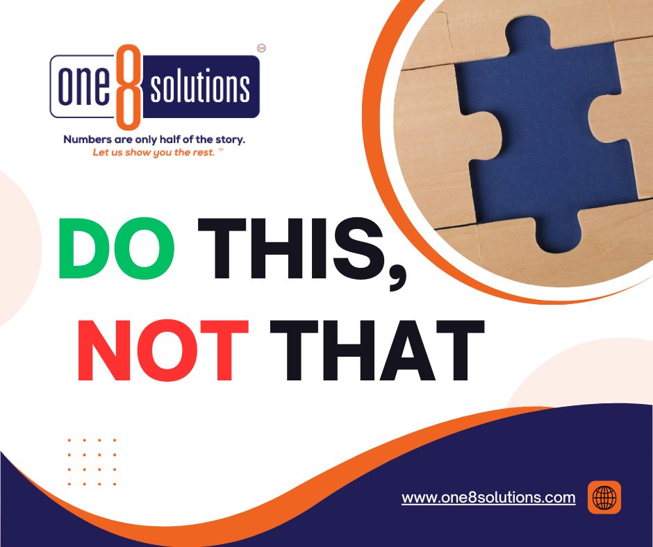 one8solutions's tweet image. Close Your Books Monthly
 🔒 Do This: Close your books every month for accurate data, fewer errors, and better decision-making.

 🚫 Not That: Don’t wait until year-end—it&apos;s messy, stressful, and prone to mistakes.

Need help? Let’s connect bit.ly/3kUxzEk
#DoThisNotThat