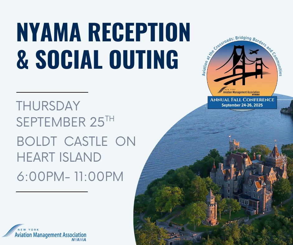 One of the highlights of the 2025 Fall Conference, is our reception at the historic Boldt Castle on Heart Island!  Join us for an unforgettable evening of networking, connection, and breathtaking views along the St. Lawrence River. Conference Registration: bit.ly/44Jy2Aw