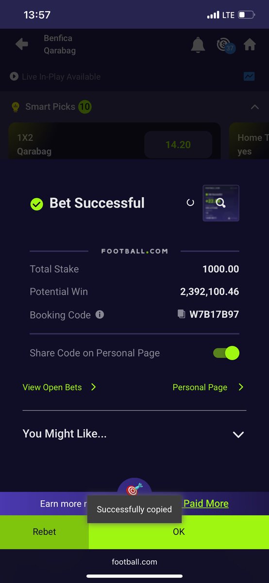Wetin want cut this game? 

I don knack am 1k
Boomluck in a giffy.
Tag your bros and fav punters 
Retweet if u no get staking power.