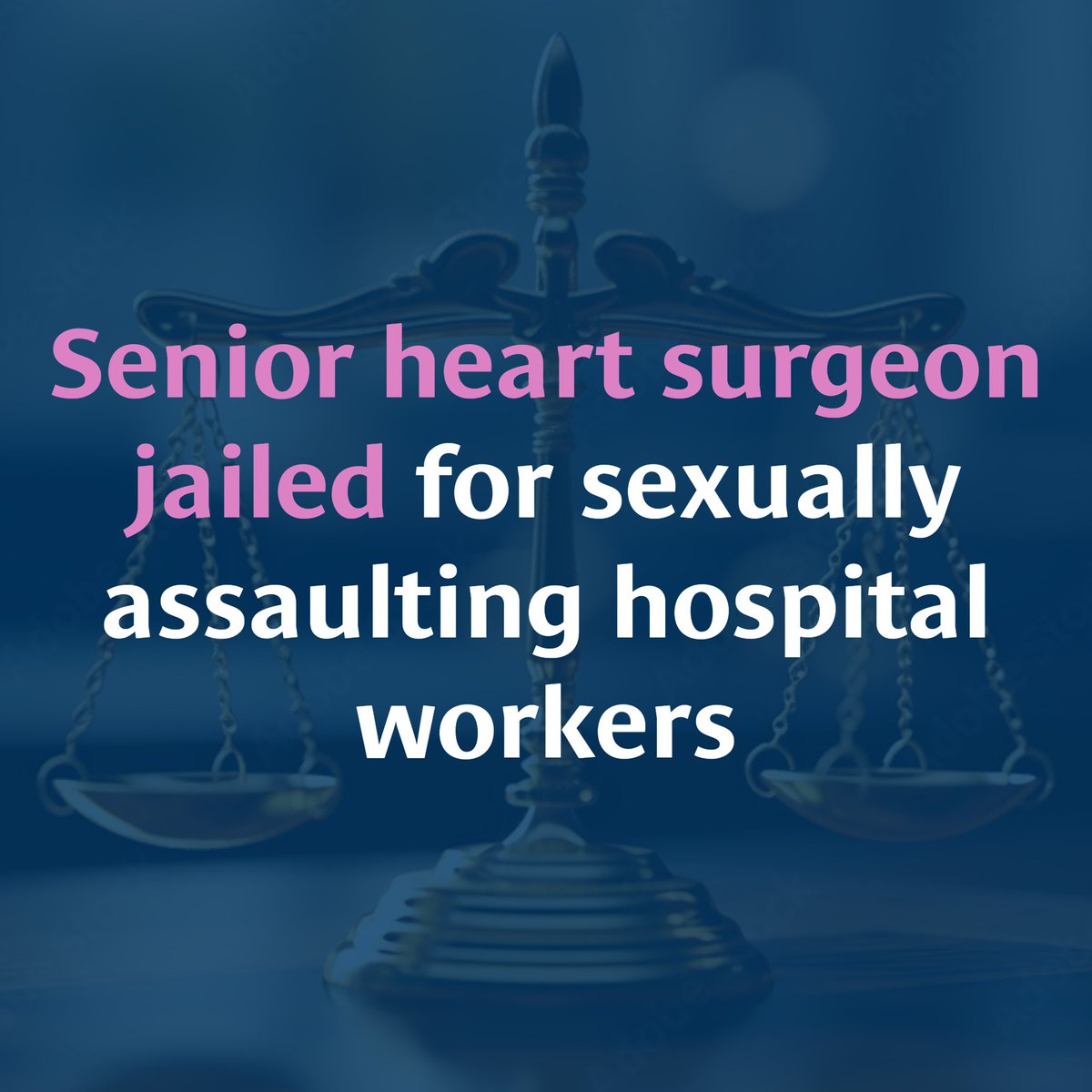 Crown Prosecution Service (@cpsuk) on Twitter photo Senior heart surgeon, Amal Krishna Bose, 55, has been jailed after sexually assaulting hospital workers.
Read more on our website: orlo.uk/t3oxt Senior heart surgeon, Amal Krishna Bose, 55, has been jailed after sexually assaulting hospital workers.
Read more on our website: orlo.uk/t3oxt