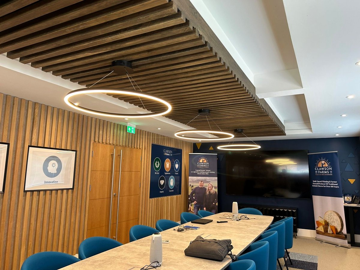 It's fantastic to see our visuals for a new contemporary boardroom for one of our clients become reality.

Designed by <a href="/HSSP_Architects/">HSSP Architects</a>, the beautiful meeting space features wood panelling and a muted colourway for this award winning company.