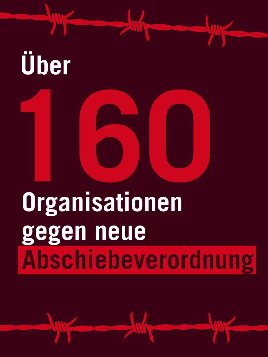 ProAsyl's tweet image. Die EU will eine neue Abschiebeverordnung beschließen. Darin enthalten: Mehr Inhaftierungen, Entrechtungen und Abschiebungen in Länder, in denen die Betroffenen nie zuvor gewesen sind.