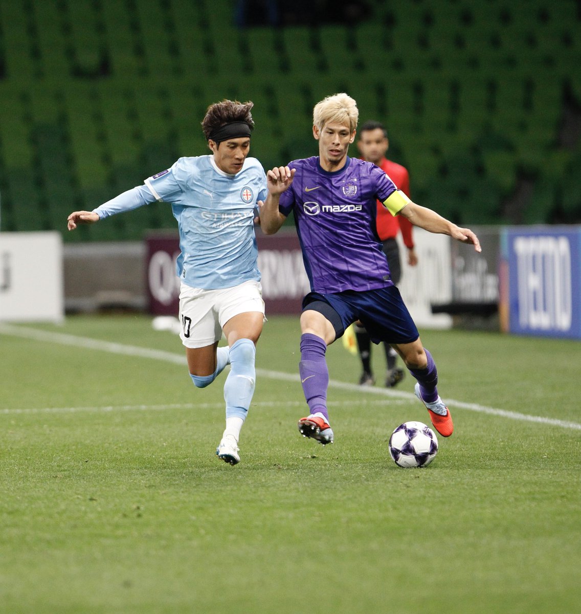 sportingwall's tweet image. Melbourne City went down 0-2 to J  League side Sanfrecce Hiroshima in match day 1 of the Asian Champions League Elite 
#ACLELITE #sanfrecce