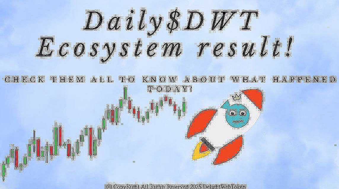 DelightWebToken's tweet image. 📅Daily $DWT Ecosystem result ! 
💡Total $DWT Holder : 2900
🏷Market Price : 0.000000021412
⛓️ Liquidity : $5,180
🔥Burnt $DWT : 0
💎Daily Foundation Profit : $0
Keep building for $DWT 🚀🚀