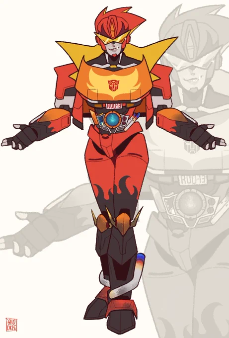 Updated Hot Rod! [ #art #transformers #maccadam #hotrod ]