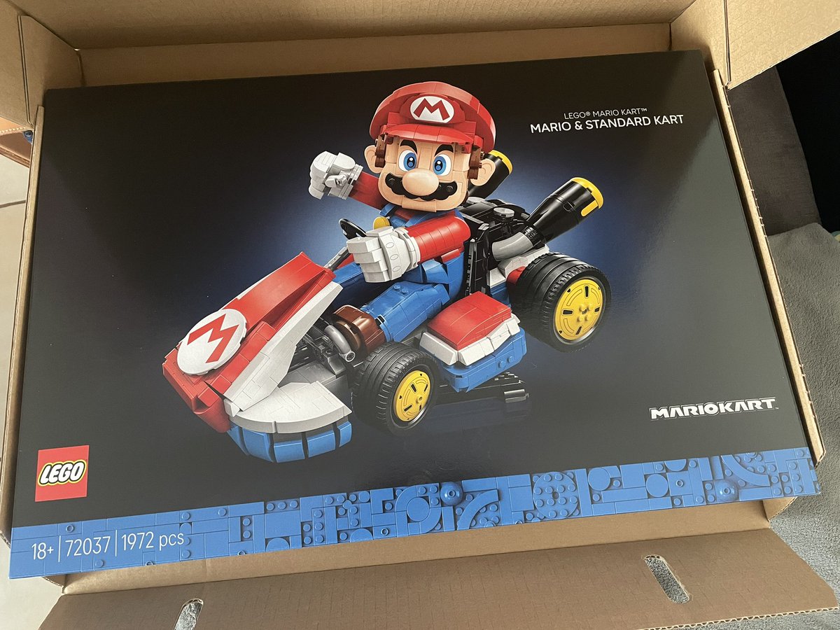 Xaionkh2's tweet image. Un Lego de fini, un nouveau qui arrive 😅

#MarioKart #Lego #Nintendo