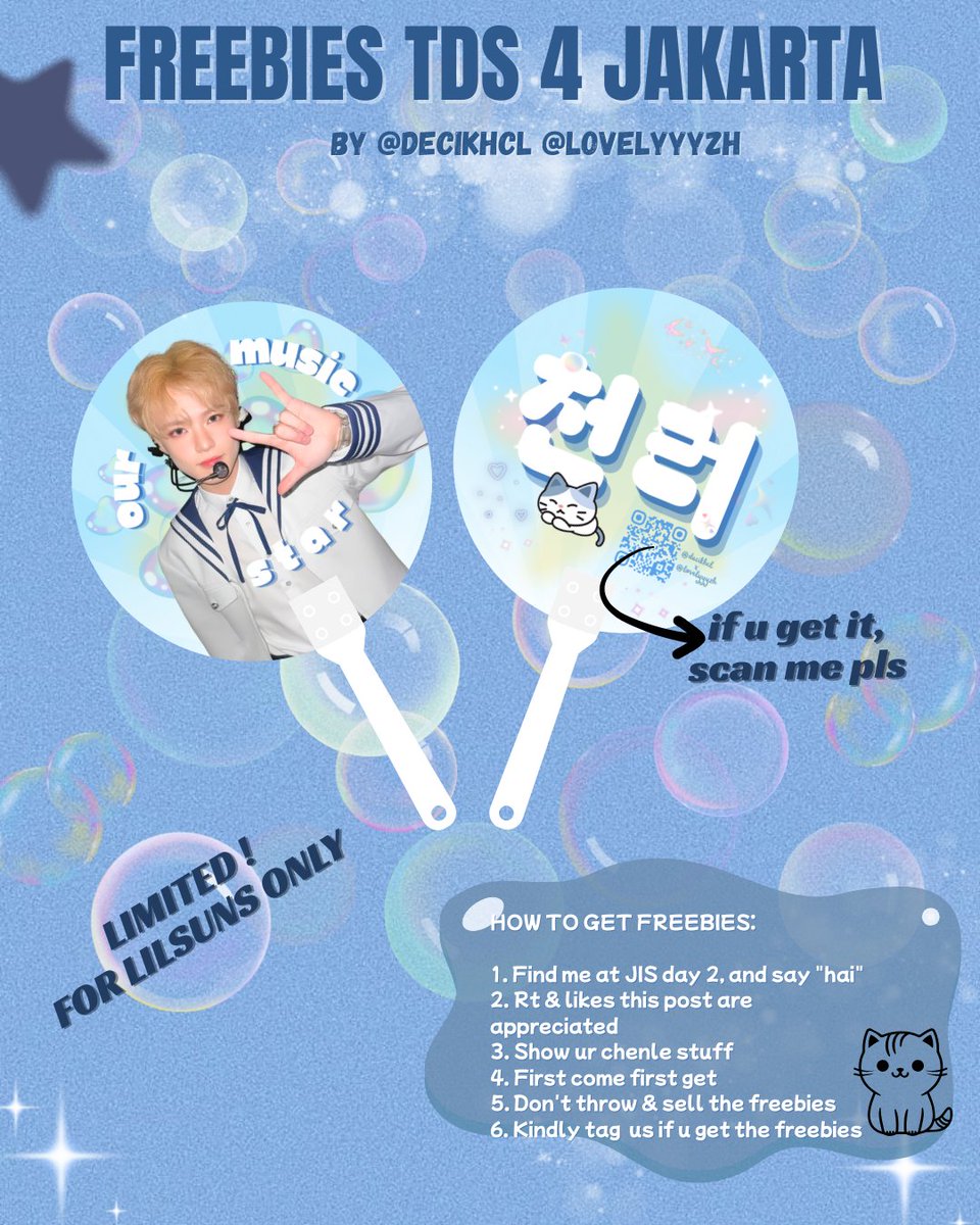 😈chenle🐬🐢 || CHOLO LUCID IS COMING (@decikhcl) on Twitter photo 😻FREEBIES TDS 4 JAKARTA😻
by : <a href="/decikhcl/">😈chenle🐬🐢 || LUCID</a> & <a href="/lovelyyyzh/">miw🐣 • on kalo minggu</a>
✰ RT and Like are Appreciated ✰
📍JIS
🗓️ 28 September 2025
⏰ TBA
kindly tag us if u get the freebies, see u😻🫶
#NCTDREAM_THEDREAMSHOW4_JAKARTA
#TDS4inJAKARTA 😻FREEBIES TDS 4 JAKARTA😻
by : <a href="/decikhcl/">😈chenle🐬🐢 || LUCID</a> & <a href="/lovelyyyzh/">miw🐣 • on kalo minggu</a>
✰ RT and Like are Appreciated ✰
📍JIS
🗓️ 28 September 2025
⏰ TBA
kindly tag us if u get the freebies, see u😻🫶
#NCTDREAM_THEDREAMSHOW4_JAKARTA
#TDS4inJAKARTA