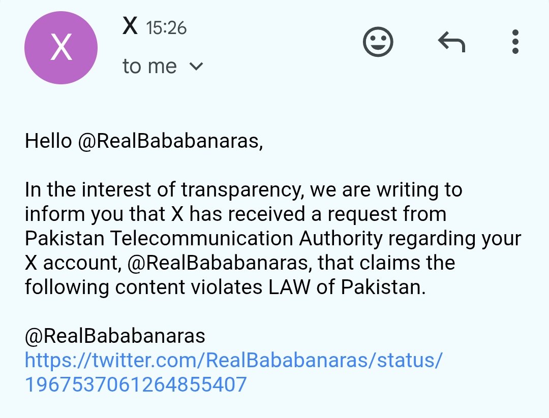 RealBababanaras's tweet image. 48 hours long waiting is over. Received 2 fresh notices from Pakistan

Dear Patriots 
The enemy wants to take down my account. I have received 66 notices within a month from Pakistan for exposing the reality of Pak Army Generals.
Plz Like/share/ follow to defeat unholy intentions