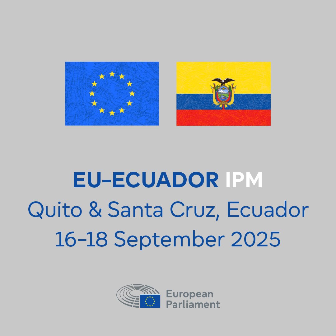 Diplomacy in action! #DAND Mission led by @robertbiedron to Ecuador to reinforce ties with the National Assembly (NA) after the electoral period. 

Focus on
🧲 bilateral relations, both political and economic
🛡️ security matters
🤝 civil society, business and EU diplomatics corps