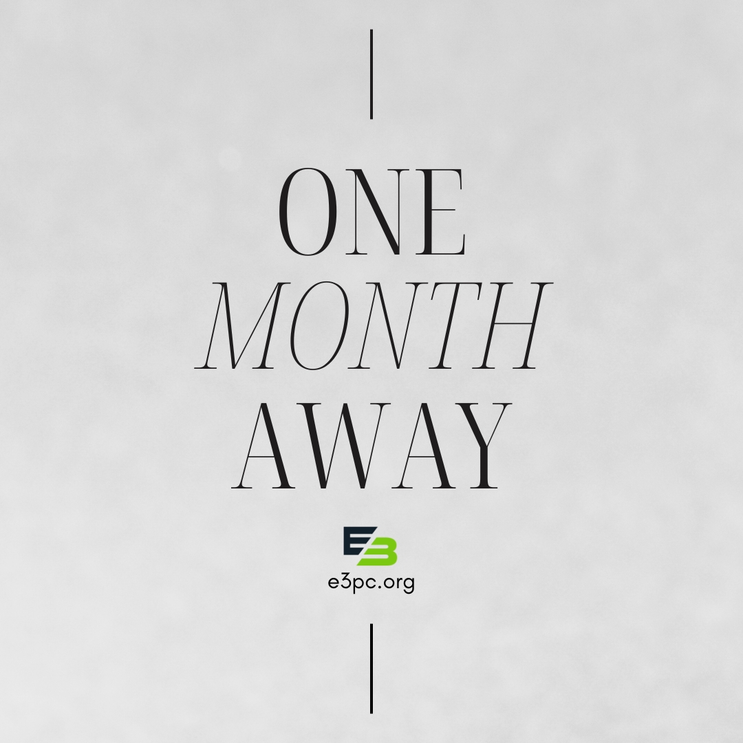 DBTSeminary's tweet image. We are just one month away from the 2025 E3 Pastors Conference, and we&apos;d love to see you there!

To find out more and to register, visit e3pc.org