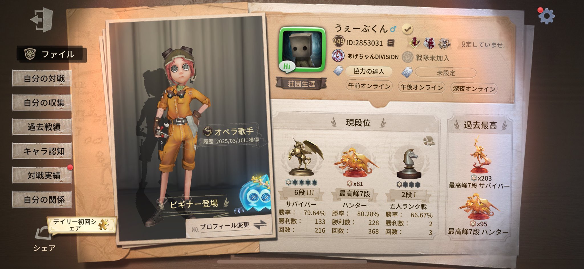 Toki【第五人格／IdentityⅤ】 (@Toki_IdentityV) / X