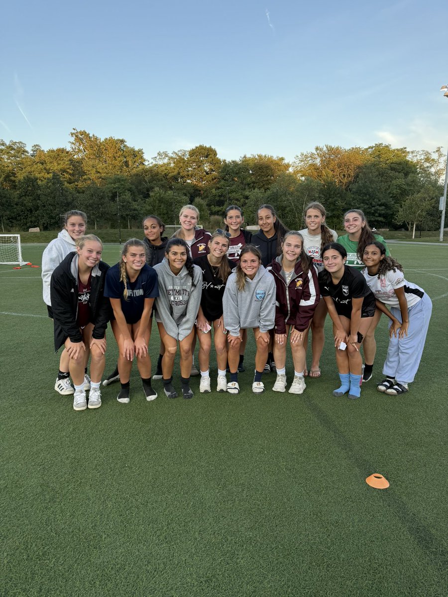Busy time of year for the girls but they are always willing to help out at weekly youth clinics where they work with the future of Weymouth Soccer.  Shout out to everyone who stuck around after training last night!
<a href="/WildcatNationAD/">Weymouth High School Athletics</a> <a href="/TU4Community/">Team Up 4 Community</a> 

#Catson3