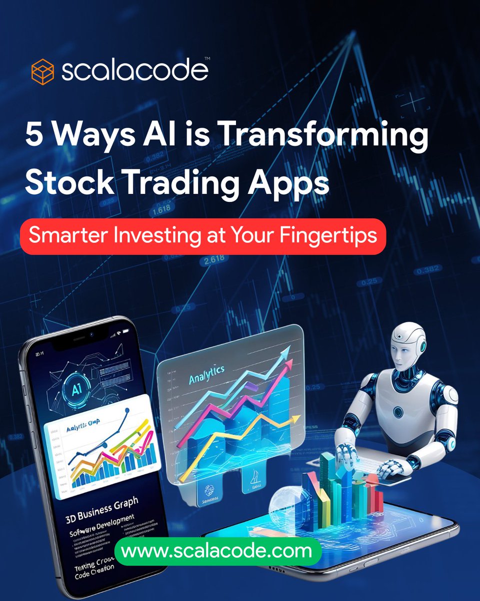 scala_code's tweet image. AI in Stock Trading Apps: Smarter Investing at Your Fingertips

AI is transforming how investors use trading apps—analyzing huge data sets, boosting security, and enabling smarter, faster decisions.

Find out here: scalacode.com/blog/ai-in-sto…

#AI #FinTech #StockTrading #ScalaCode